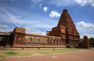 Brihadeeswarar Temple in Thanjavur, Tamil Nadu, India. One of the world heritage sites. copy