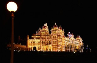 Mysore Palace at night copy